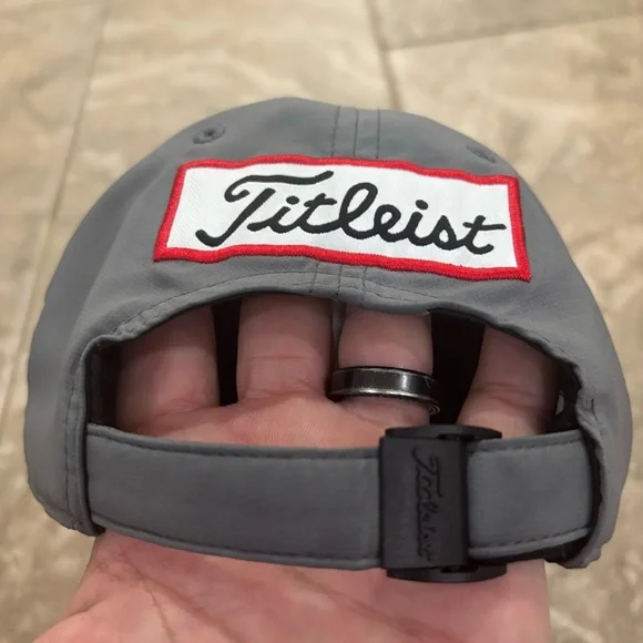 Titleist Adult Tour‎ Performance Golf Hat charcoal gray - Picture 7 of 12